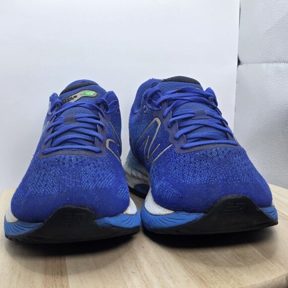 Mens Size 10.5- NEW BALANCE FRESH FOAM X MENS M880S12 Blue Running Shoes 2E Wide - Picture 4 of 11
